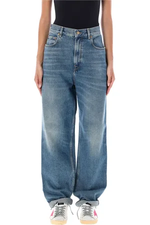 Golden Goose Jeans, Dame, Blå, W26, Denim, Kim Denim Bukser Medium Stone Washed
