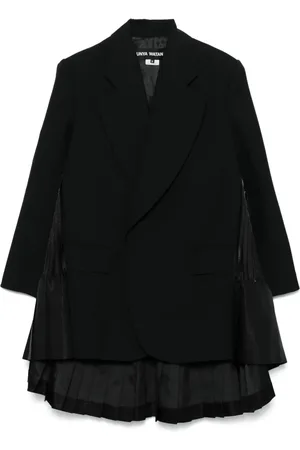 JUNYA WATANABE Jakke, Dame, Sort, M, Uld, Sort Stilfuld Damejakke