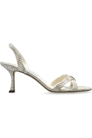 Jimmy Choo Sko, Dame, , 37 1/2 EU, Læder, Elsy 70 hælede sandaler