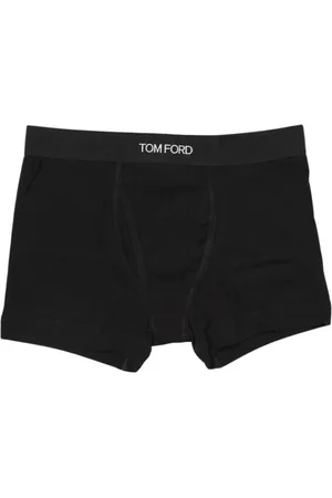 Tom Ford Undertøj, Herre, Sort, XL, Uld, Luksus Grønne Boxershorts