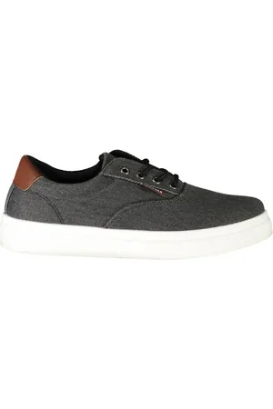 Carrera Sko, Herre, Sort, 43 EU, Polyester, Sort Polyester Sneaker med Kontrastdetaljer