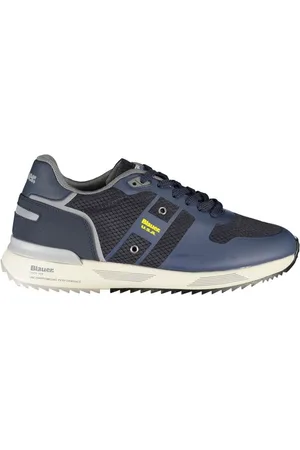 Blauer Sko, Herre, Blå, 40 EU, Læder, Bl Sneakers med Kontrastdetaljer