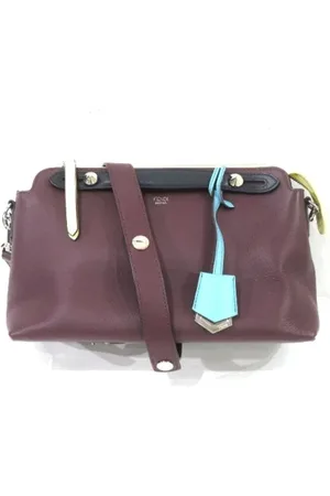 Fendi Pre-owned, Dame, Brun, ONE SIZE, Uld, Pre-owned Laeder hndtasker