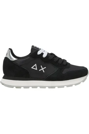 sun68 Sko, Dame, Sort, 36 EU, Læder, Moderne sorte sneakers med elegante detaljer