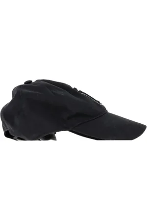 Burberry Pre-owned, Dame, Sort, ONE SIZE, Bomuld, Pre-owned Bomuld hatte