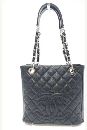 CHANEL Pre-owned, Dame, Sort, ONE SIZE, Uld, Pre-owned Laeder chanel-tasker