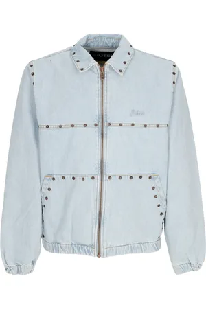 IUTER Jakke, Herre, Blå, XL, Denim, Denimjakke med lynlås og lommer