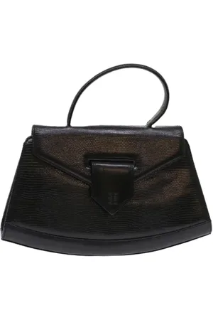 Givenchy Pre-owned, Dame, Sort, ONE SIZE, Tyl, Pre-owned Laeder hndtasker