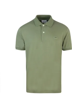 Lacoste Top, Herre, Grøn, XL, Bomuld, Bomuld Polo Skjorte Letvægt Grøn