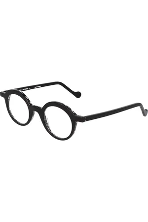 Anne & Valentin Tilbehør, unisex, Sort, 44 MM, Uld, Runde acetatbriller Armel
