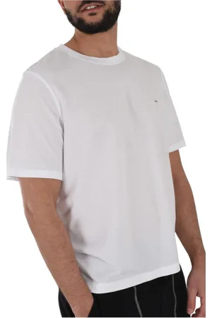 Eden Park Top, Herre, Hvid, XS, Bomuld, Kortærmet T-shirt med broderet logo