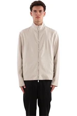 ELEVENTY Jakke, Herre, , 2XL, Silke Zip-jakke i 02