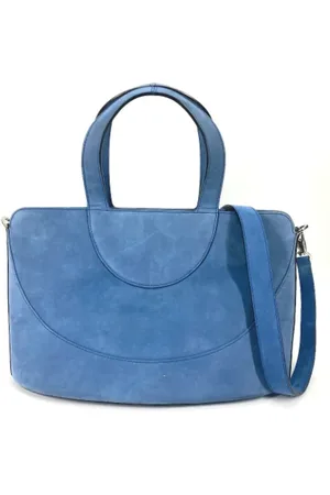 Bvlgari Pre-owned, Dame, Blå, ONE SIZE, Uld, Pre-owned Laeder hndtasker