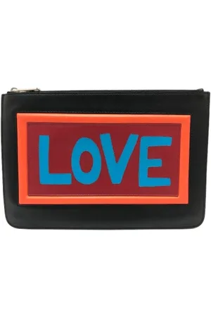 Fendi Pre-owned, Dame, Sort, ONE SIZE, Tyl, Pre-owned Laeder punge