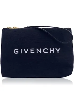 Givenchy Pre-owned, Dame, Sort, ONE SIZE, Uld, Pre-owned Stof clutches