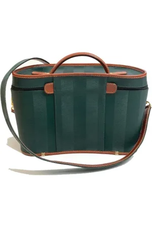 Fendi Pre-owned, Dame, Grøn, ONE SIZE, Uld, Pre-owned Laeder fendi-tasker