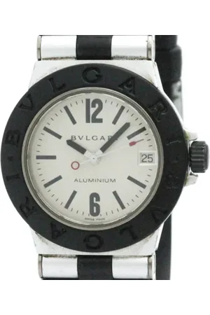 Bvlgari Pre-owned, Dame, Grå, ONE SIZE, Tyl, Pre-owned Gummi watches