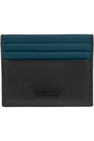 Emporio Armani Pre-owned, Dame, Blå, ONE SIZE, Tyl, Pre-owned Laeder punge
