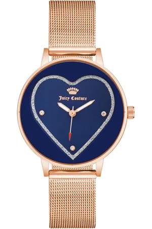 Juicy Couture Tilbehør, Dame, Gul, ONE SIZE, Uld, Multifarvet Rustfrit Stål Ur