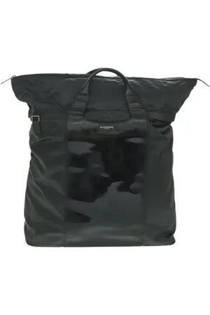 Gucci Pre-owned, Dame, Sort, ONE SIZE, Uld, Pre-owned Stof rejsetasker