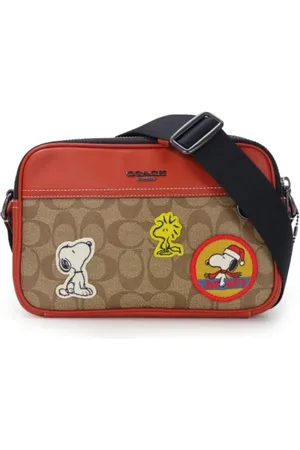 Coach Pre-owned, Dame, , ONE SIZE, Uld, Pre-owned Canvas skuldertasker