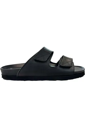 Palm Angels Sko, Herre, Sort, 42 EU, Uld, Stilfuld Sandal til Sommeroutfits