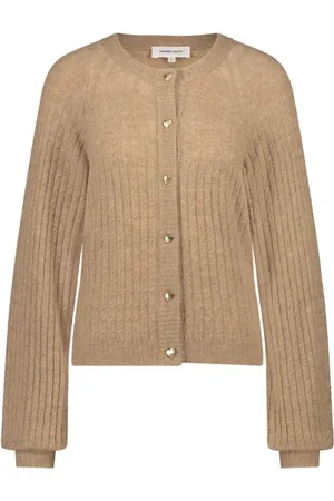 Fabienne Chapot Strik, Dame, Brun, XL, Nylon, Charlotta Cardigan