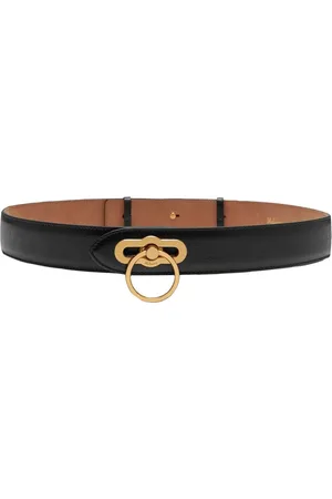 MULBERRY Tilbehør, Dame, Sort, S, Læder, Amberley Bælte i Sort Læder