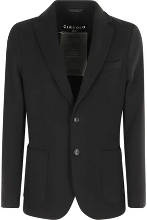 Circolo Jakke, Herre, Sort, 2XL, Cashmere, Cashmere Jersey Jakke