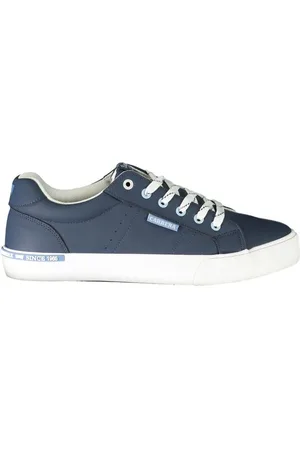 Carrera Sko, Herre, Blå, 44 EU, Polyester, Blå Polyester Sneaker med Kontrastdetaljer