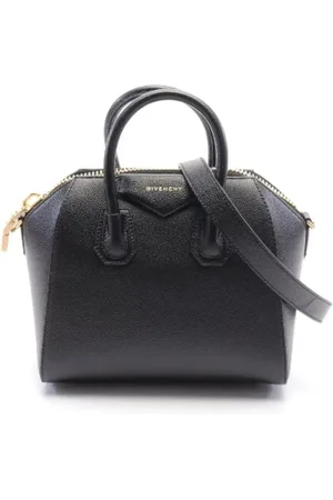 Givenchy Pre-owned, Dame, Sort, ONE SIZE, Uld, Pre-owned Laeder hndtasker