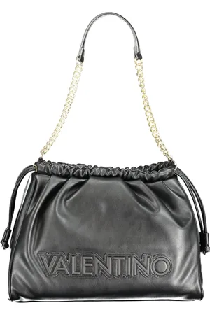 Valentino by Mario Valentino Taske, Dame, Sort, ONE SIZE, Uld, Sort skuldertaske med kæderem