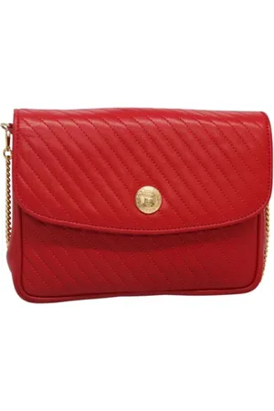 Céline Pre-owned, Dame, Rød, ONE SIZE, Uld, Pre-owned Laeder celine-tasker