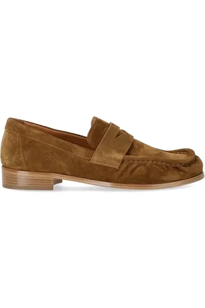 Strategia Sko, Dame, Brun, 40 EU, Læder, Cognac Suede Loafer Læder Indersål