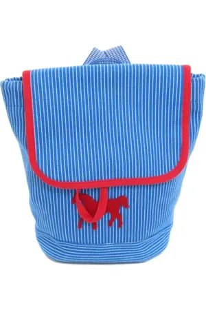 Hermès Pre-owned, Dame, Blå, ONE SIZE, Tyl, Pre-owned Canvas rygsaekke