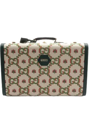Gucci Pre-owned, unisex, Flerfarvet, ONE SIZE, Tyl, Pre-owned Canvas rejsetasker