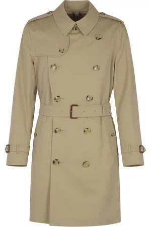 Burberry Frakke, Herre, Gul, 2XL, Bomuld, Heritage Trench Coat