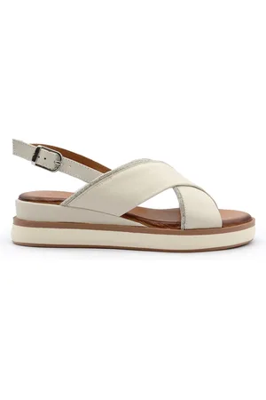 Inuovo Sko, Dame, , 39 EU, Læder, Strass Cross Sandaler