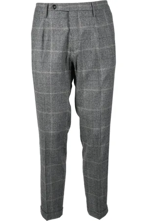 MICHAEL COAL Bukser, Herre, Grå, W32, Uld, Uldblanding Cashmere Bukser