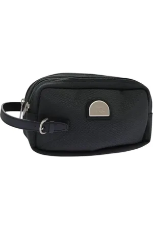 Burberry Pre-owned, Dame, Grå, ONE SIZE, Tyl, Pre-owned Canvas clutches