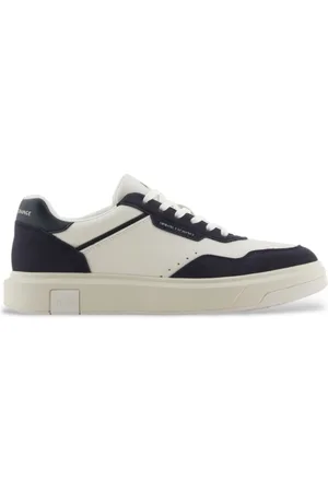 Armani Exchange Sko, Herre, Hvid, 41 EU, Uld, Hvide Sneakers til Stilfuldt Look