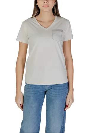 Liu Jo Top, Dame, , XL, Bomuld, Kortærmet bomuldst-shirt forår/sommer