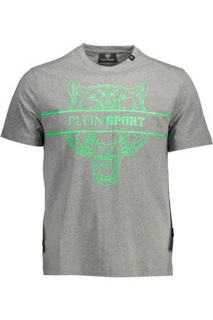 Philipp Plein Top, Herre, Grå, S, Kortærmet Herre T-shirt Grå