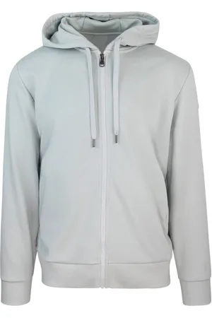 Colmar Sweathshirts & Hoodies, Herre, Grå, S, Bomuld, Grå Hættetrøje Med Lynlås Lommer