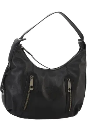 Givenchy Pre-owned, Dame, Sort, ONE SIZE, Uld, Pre-owned Canvas skuldertasker