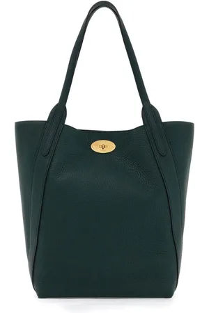 MULBERRY Taske, Dame, Grøn, ONE SIZE, Læder, Bayswater Hammered Leather Tote Bag
