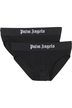 Palm Angels Undertøj, Herre, Sort, L, Bomuld, Herre Hvidt Undertøj 2Pack