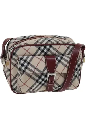 Burberry Pre-owned, Dame, , ONE SIZE, Uld, Pre-owned nylon skuldertasker