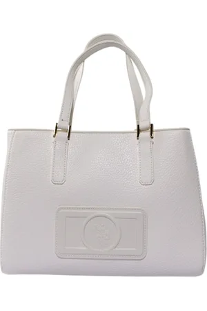 U.S. Polo Assn. Taske, Dame, Hvid, ONE SIZE, Uld, Stilfuld Dobbelt Håndtag Manipur Taske