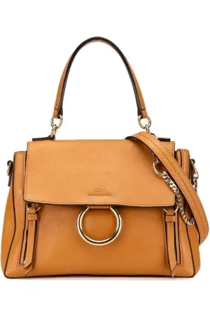 Chloé Pre-owned, Dame, Brun, ONE SIZE, Uld, Pre-owned Laeder hndtasker